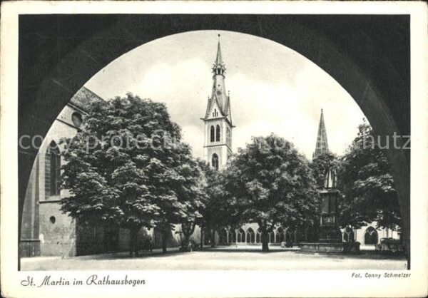 Freiburg Breisgau St Martin im Rathausbogen