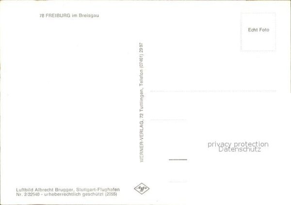 Freiburg Breisgau Fliegeraufnahme – Bild 2