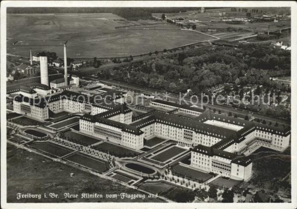 Freiburg Breisgau Fliegeraufnahme Neue Kliniken