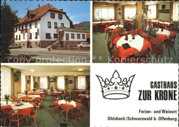 Ohlsbach Gasthaus zur Krone Gasträume