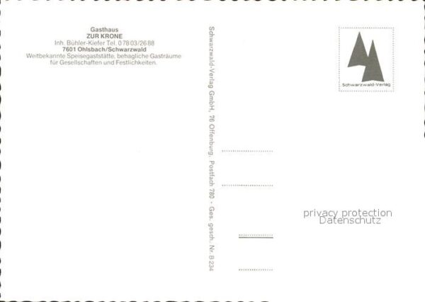 Ohlsbach Gasthaus zur Krone Gasträume – Bild 2