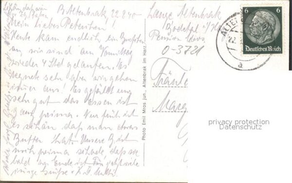 Altenbrak Harz Kur Pension Mros sen – Bild 2
