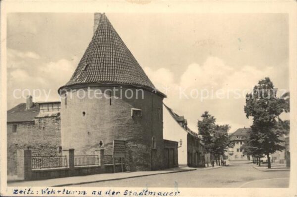 Zeitz Wehrturm an der Stadtmauer