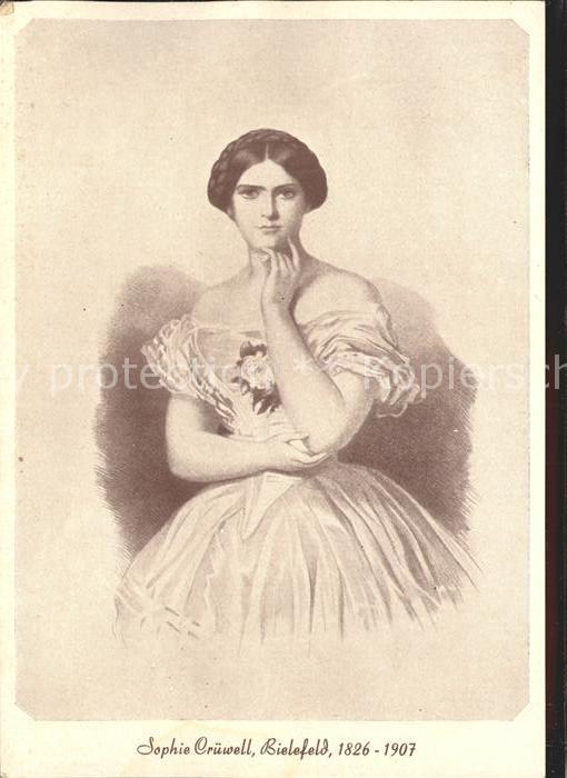 Bielefeld Sophie Crüwell 1826 bis 1907 Portrait
