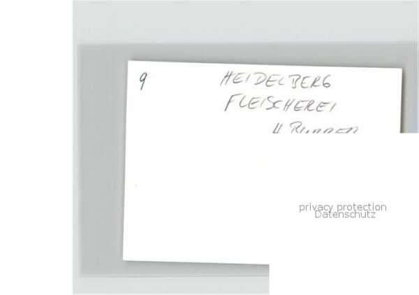 Heidelberg Neckar Fleischerei Burrer – Bild 2