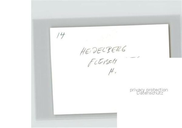 Heidelberg Neckar Fleischerei Burrer Metzger – Bild 2
