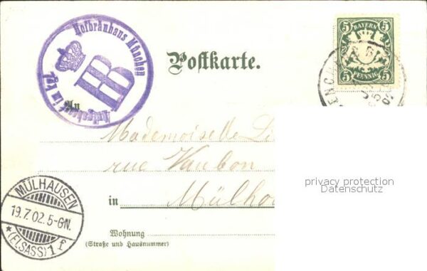 Muenchen Kgl. Hofbräuhaus Neues Restaurationsgeb – Bild 2