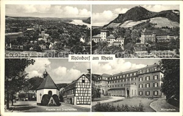 Rhoendorf Mütterheim Kapelle Drachenfels