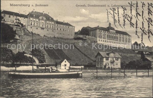 Meersburg Bodensee Domänenamt Lehrerseminar