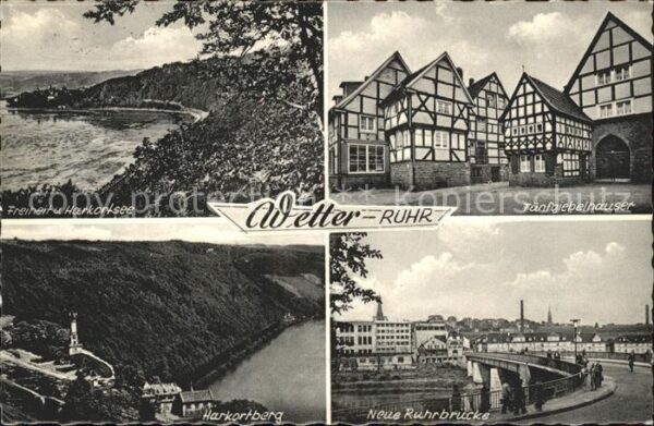 Wetter Ruhr Fünfgiebelhäuser Ruhrbrücke Harkortberg