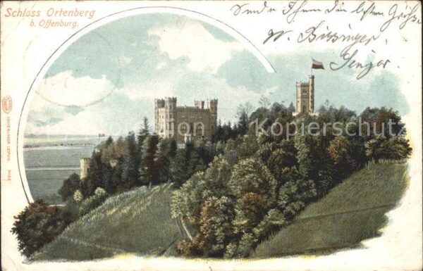 Offenburg Schloss Ortenberg Bahnpost