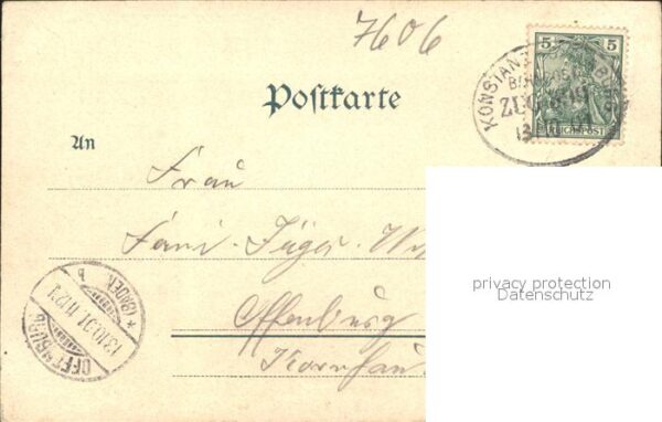 Offenburg Schloss Ortenberg Bahnpost – Bild 2