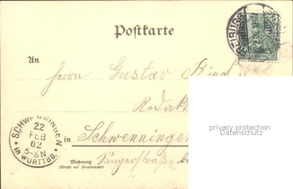 Freiburg Breisgau Litho – Bild 2