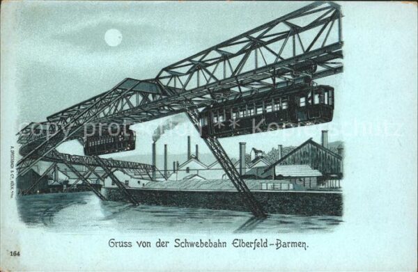 Wuppertal Schwebebahn Elberfeld-Barmen