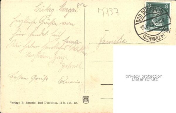 Bad Duerrheim Friedrich-Luisen-Hospiz Eisenbahnererho – Bild 2