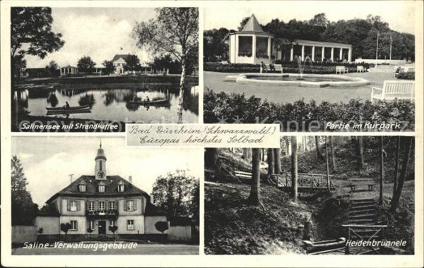 Bad Duerrheim Salinensee Strandkaffee Heidenbrünnele