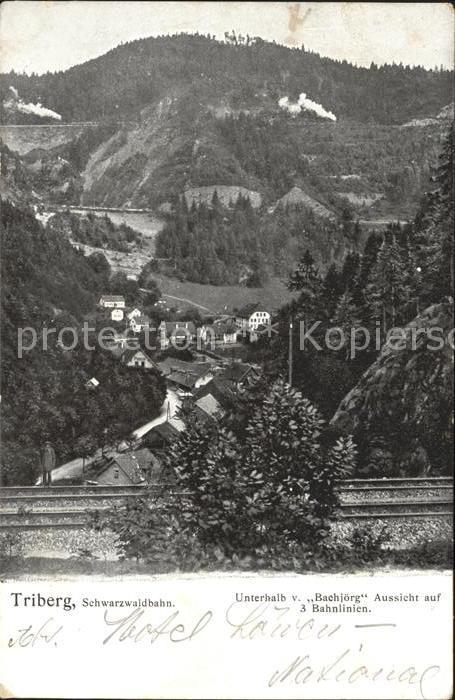 Triberg Schwarzwald Schwarzwaldbahn Bachjörg