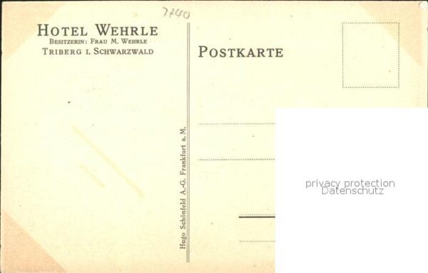 Triberg Schwarzwald Hotel Wehrle Halle – Bild 2