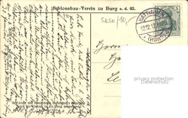 Schloss Burg Wupper Leiche Erzbischof Engelbert Einlass Ver – Bild 2