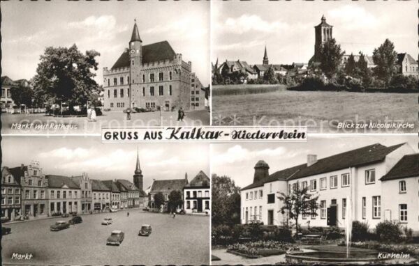 Kalkar Niederrhein Kurheim Markt Rathaus Nicolaikirche