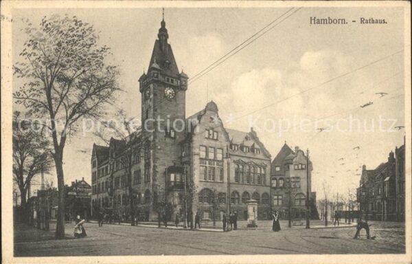 Hamborn Rathaus Bahnpost