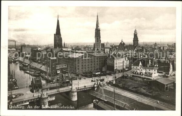 Duisburg Ruhr Schwanentorbrücke