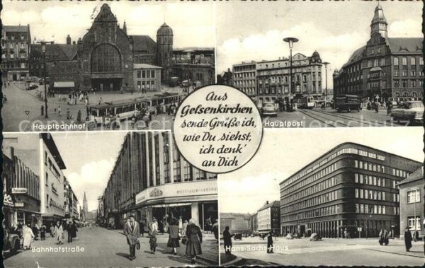 Gelsenkirchen Hauptbahnhof Bahnhofstrasse Hans-Sachs-
