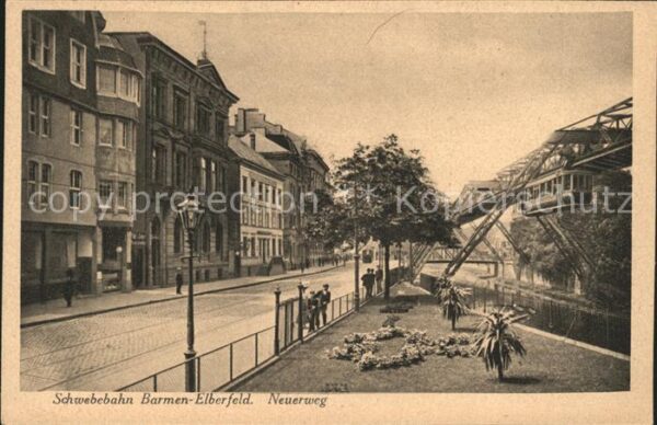 Wuppertal Schwebebahn Barmen-Elberfeld Neuerweg