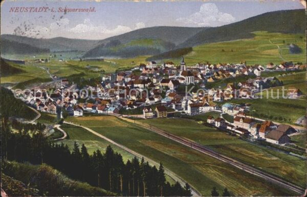 Neustadt Schwarzwald Stempel Vereins-Lazarett