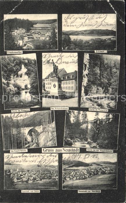 Neustadt Schwarzwald Kriegerdenkmal Kapplerbrücke Friedenwei