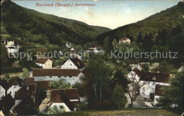 Auerbach Bergstrasse Hochstädtertal