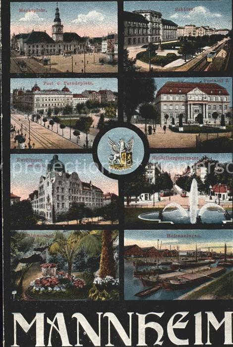Mannheim Heidebergerstrasse Postamt Kirfürstensc