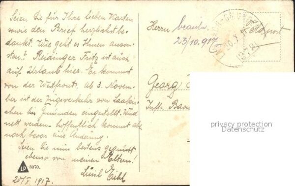 Kuenstlerkarte J. Hamza Ein Schwerenöter Nr. 3070 Pfei – Bild 2