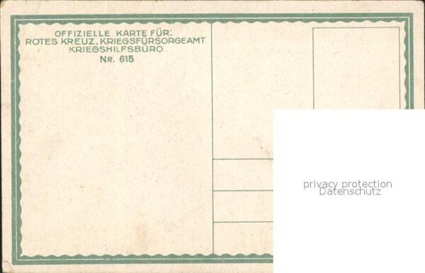 Kriegshilfsbuero Nr. 615 Rotes Kreuz Orden – Bild 2