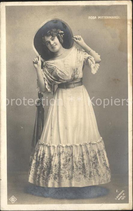 Foto OePG Nr. 2 Rosa Mittermardi Frau Hutmode