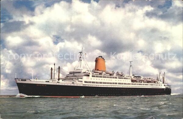 Dampfer Oceanliner Vierschrauben T.S. Bremen