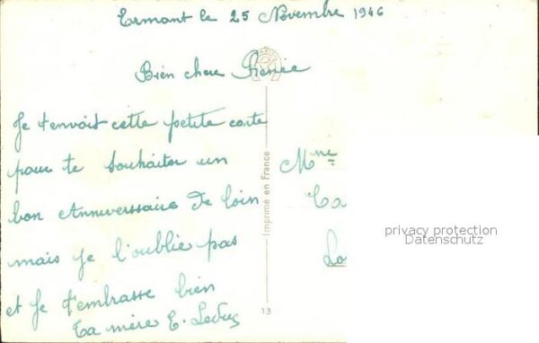 Rosen Glückwunsch Litho – Bild 2