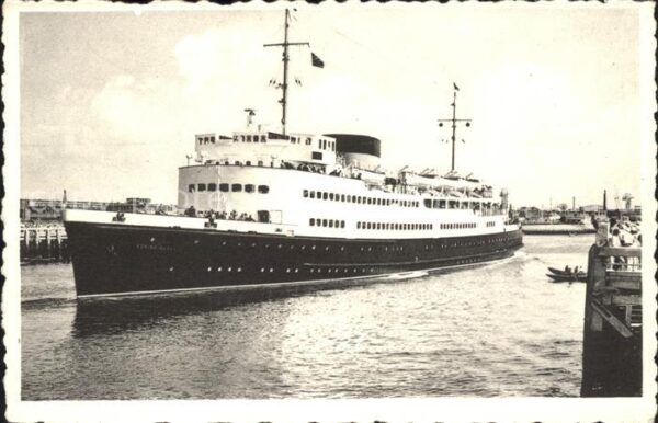 Dampfer Oceanliner Postboot Ostende-Douvres