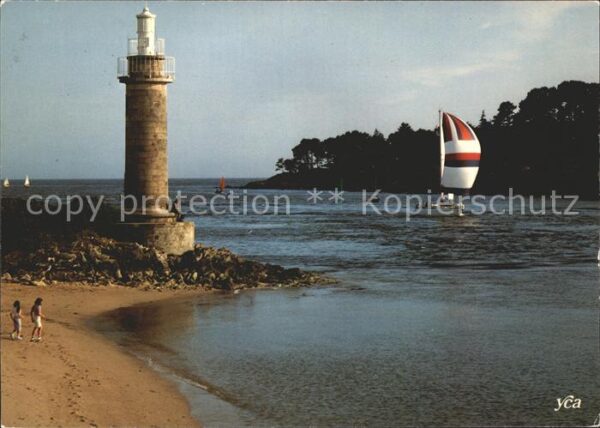 Leuchtturm Lighthouse Segelboot Benodet