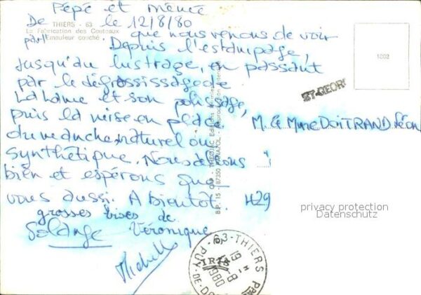 Schmied Messer Emouleur couche Fabrication des – Bild 2