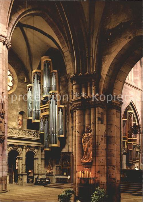 Kirchenorgel Münster U. L. Frau Freiburg im Breisgau
