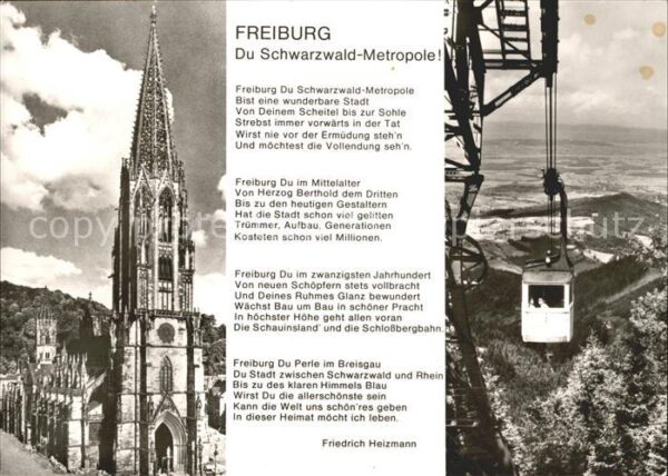 Seilbahn Münster Freiburg im Breisgau Gedicht Fr