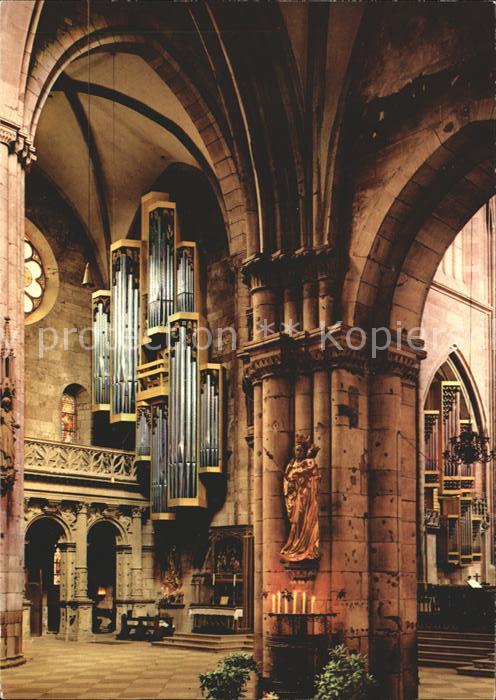 Kirchenorgel Münster U. L. Frau Freiburg im Breisgau