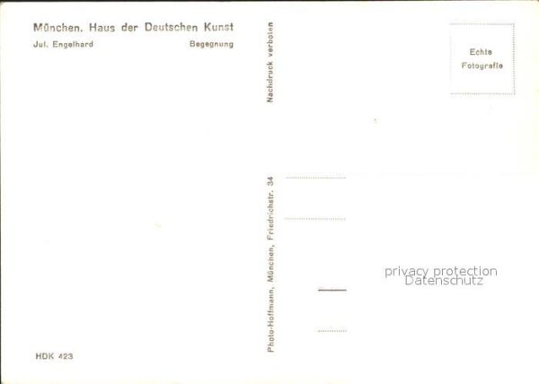 Verlag HDK Nr. 423 Jul. Engelhard Begegnung – Bild 2