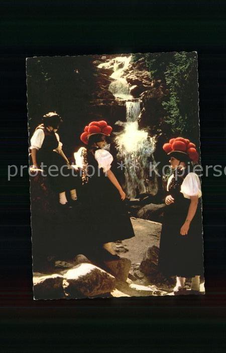 Trachten Schwarzwald Wasserfällen Triberg