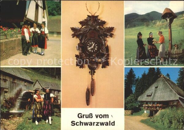 Uhren Kuckucksuhr Trachten Schwarzwald
