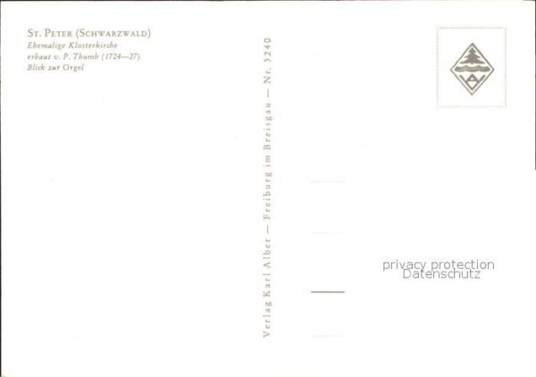 Kirchenorgel St. Peter Schwarzwald – Bild 2