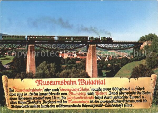 Eisenbahn Lokomotive Museumsbahn Wutachtal Sausch