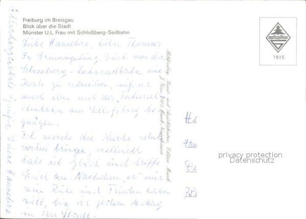 Seilbahn Schlossberg Freiburg im Breisgau Münste – Bild 2