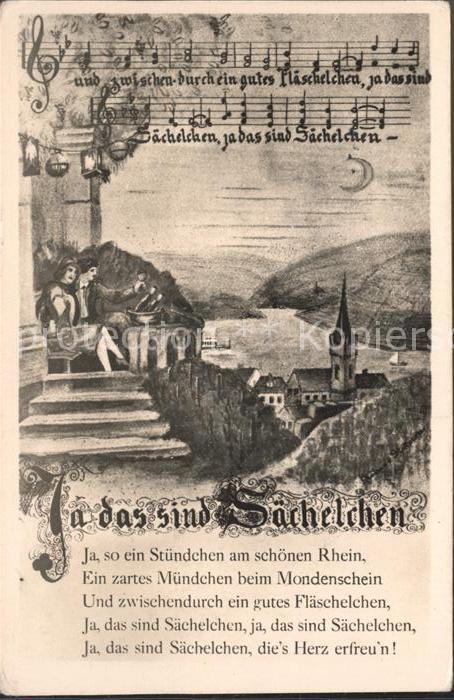 Liederkarte Ja das sind Sächelchen